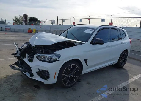 2020 BMW X3 M Competition из США, поврежденный, VIN 5YMTS0C07L9B37420